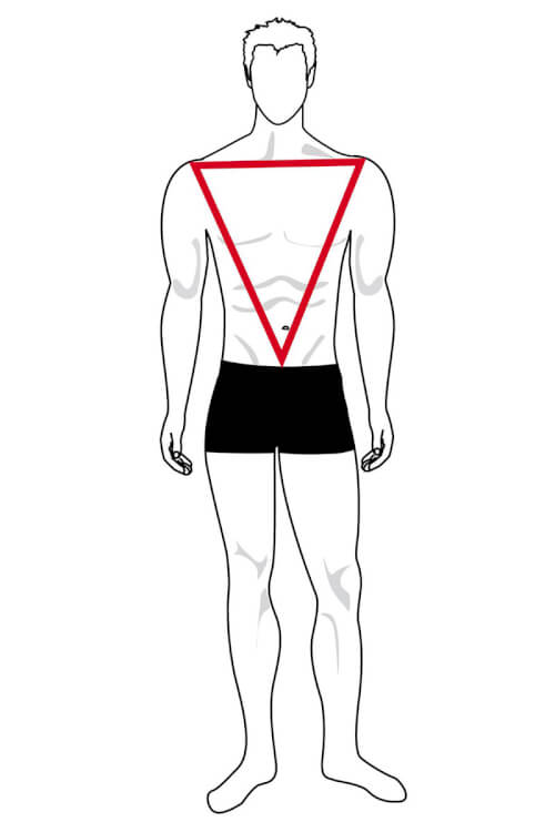 La forma del corpo del triangolo invertito: come scegliere i vestiti giusti per la tua silhouette".